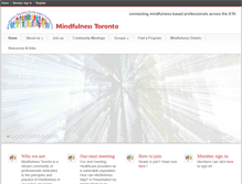 Tablet Screenshot of mindfulnesstoronto.net